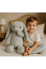 Tavşan Peluş Oyun Ve Uyku Arkadaşı 40 Cm - Görsel 4